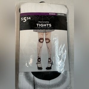 Spirit White Marionette Tights one size woman’s